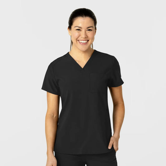 Polera Clínica Mujer BLACK 6045 W123