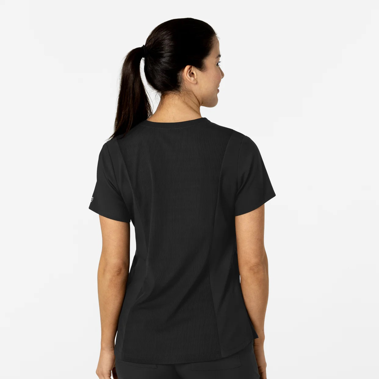 Polera Clínica Mujer BLACK 6045 W123