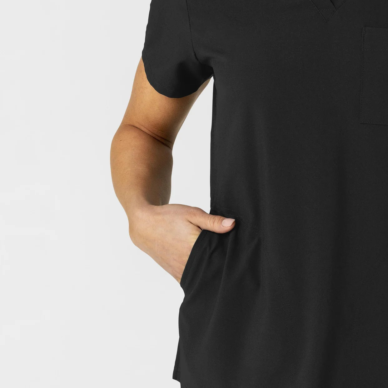 Polera Clínica Mujer BLACK 6045 W123