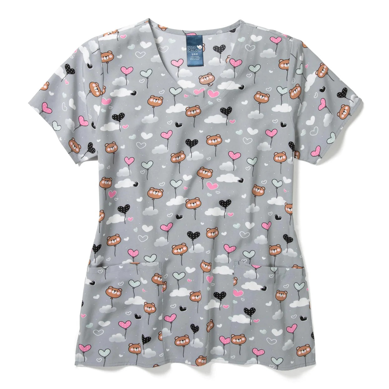 Polera Clínica Estampada Mujer BYSW Zoe+Chloe