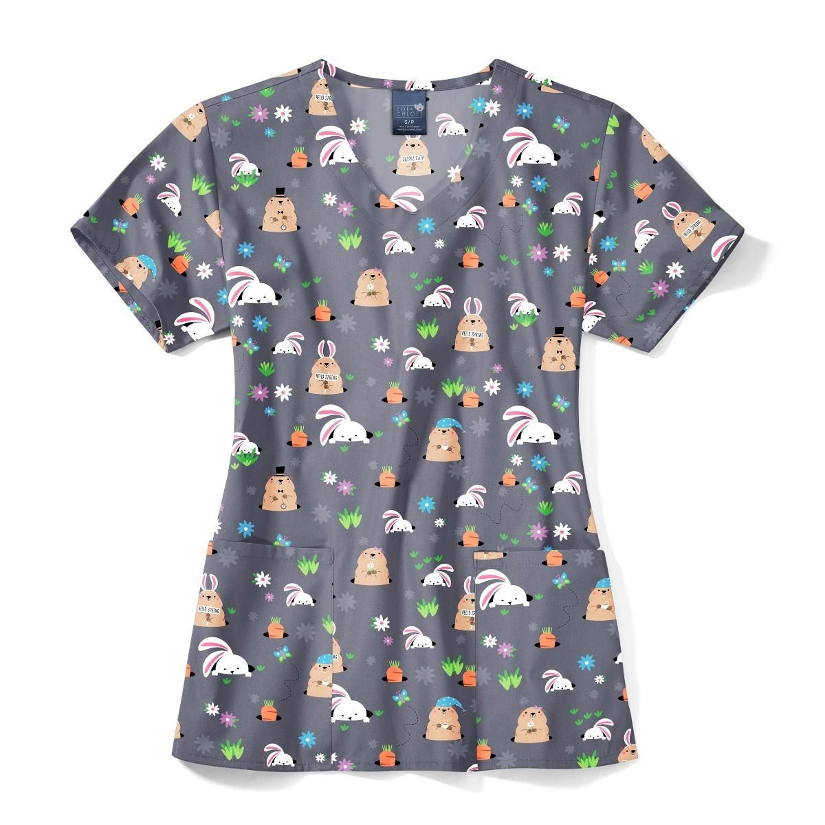 Polera Clínica Estampada Mujer HLSG Z12202 Zoe+Chloe