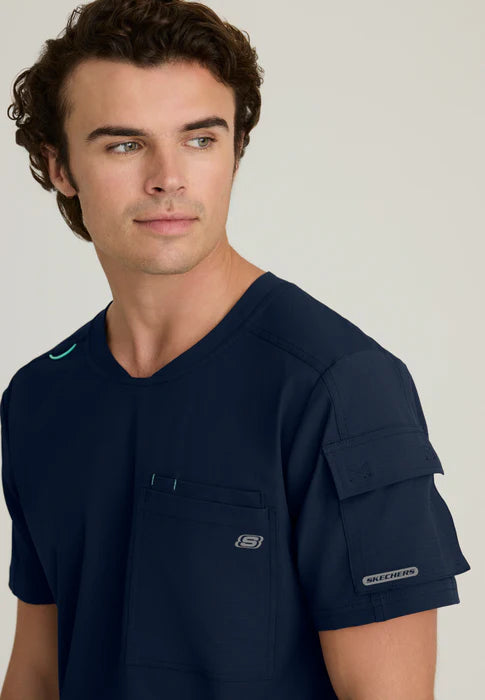 Polera Clínica Hombre SKT277 Skechers Ripstop