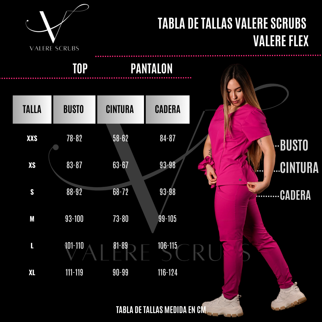 Polera clínica antifluido Mujer 6022 Caribean Antifluido Valere Flex