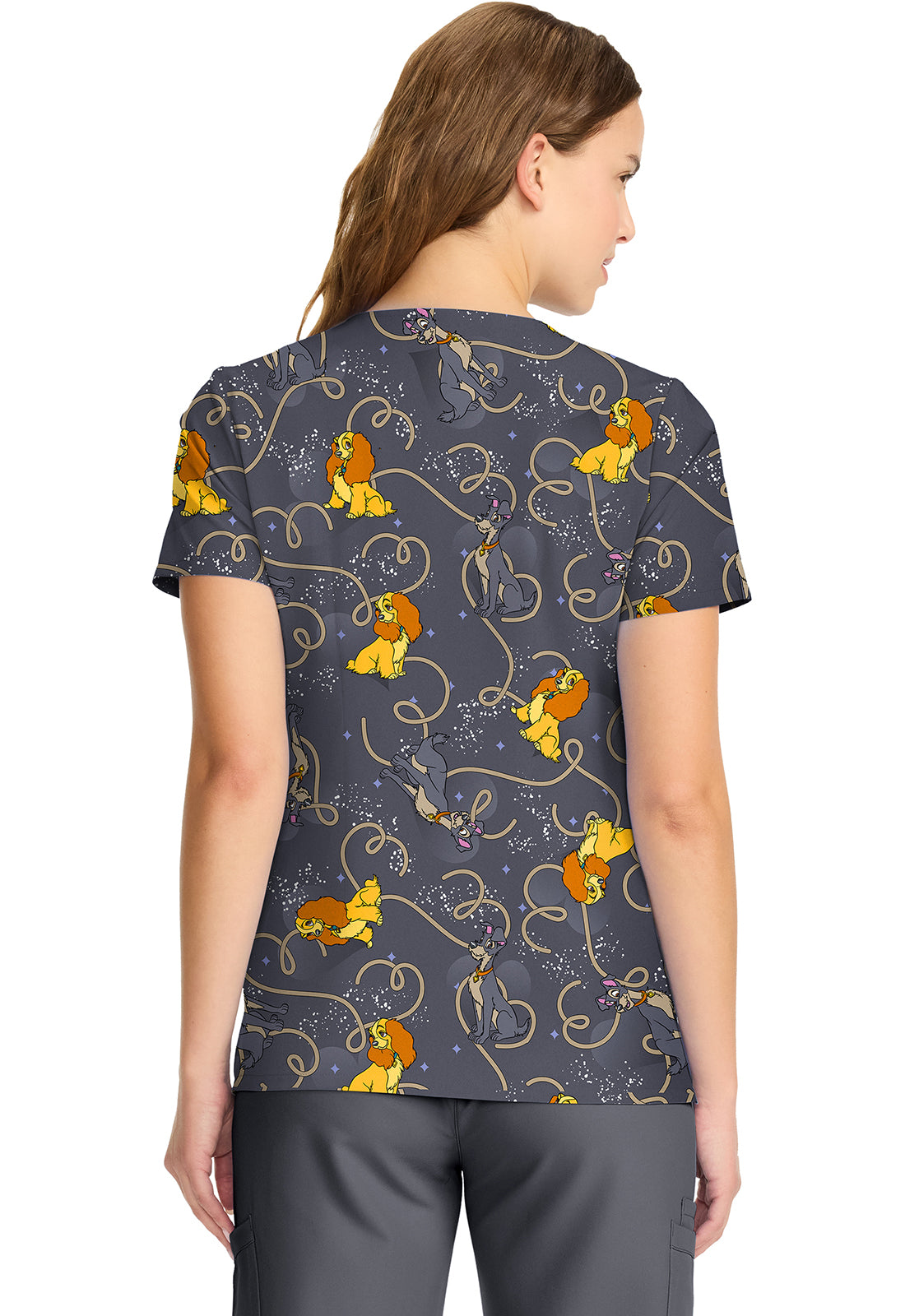 Polera Estampada Mujer TF626 LACN La dama y el vagabundo Tooniforms Cherokee