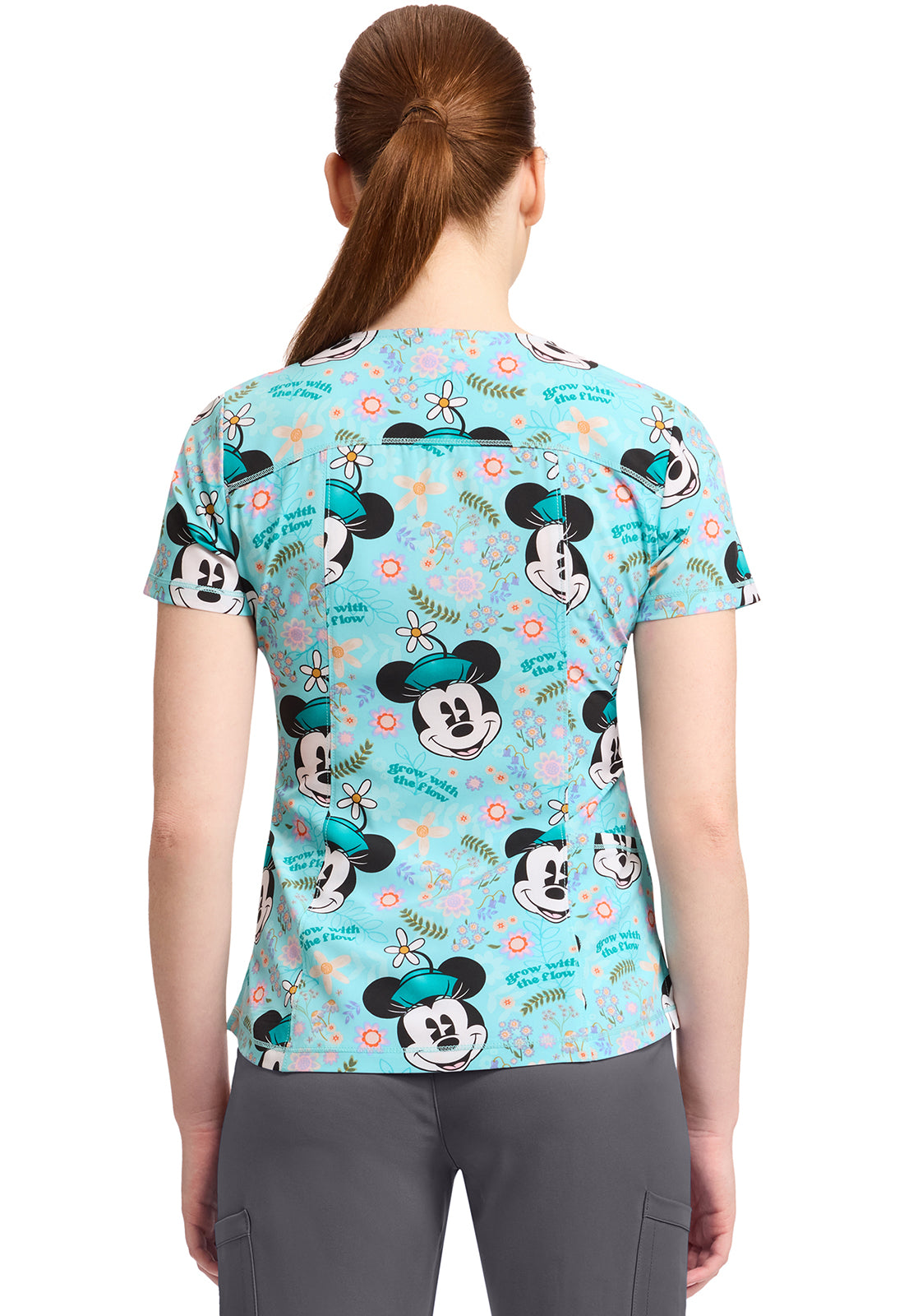 Polera Clínica Mujer Estampada TF786 MNWS MINNIE Tooniforms