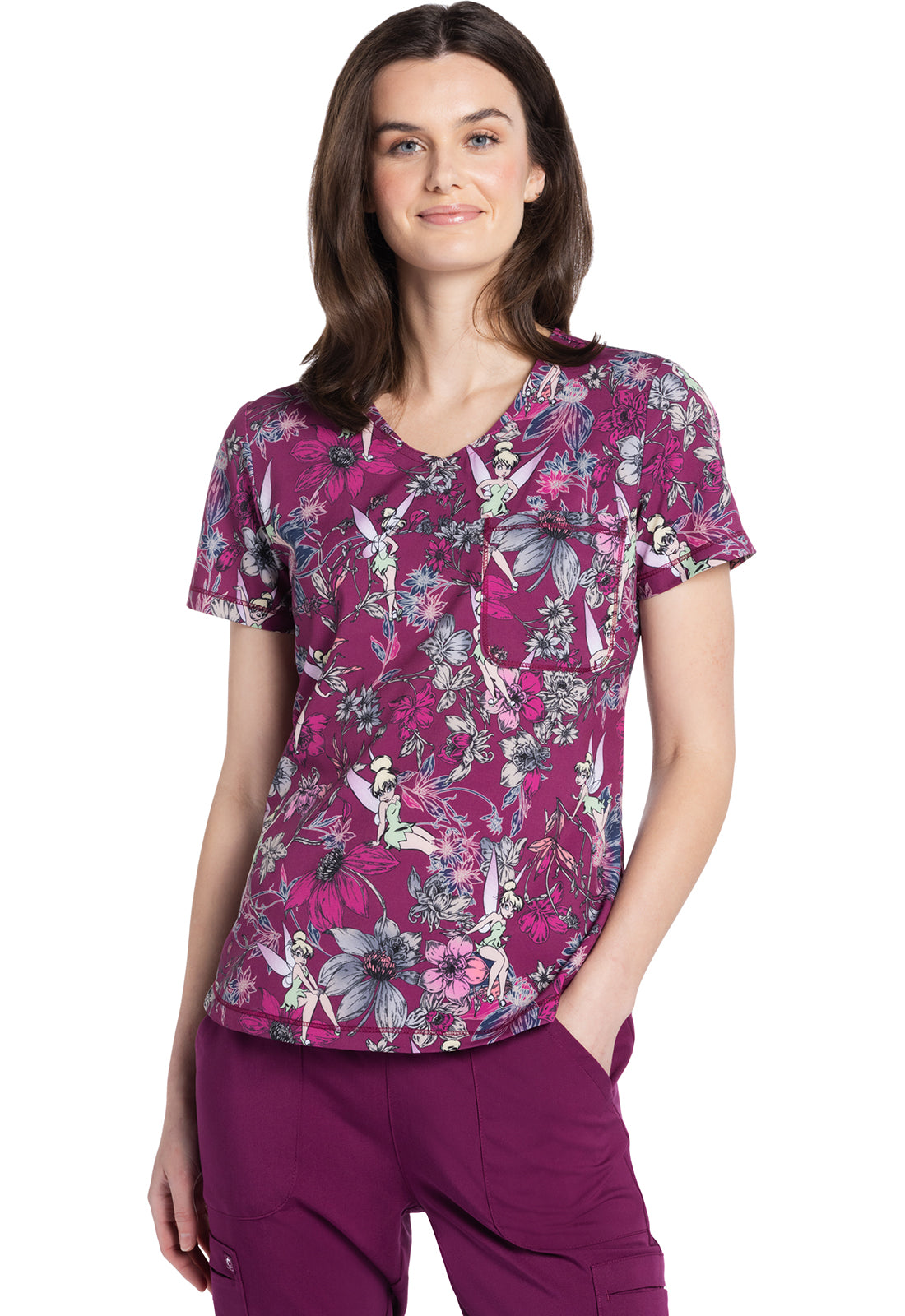 Polera Clínica Mujer Estampada TF786 TBMM Magical Moonlight Tooniforms