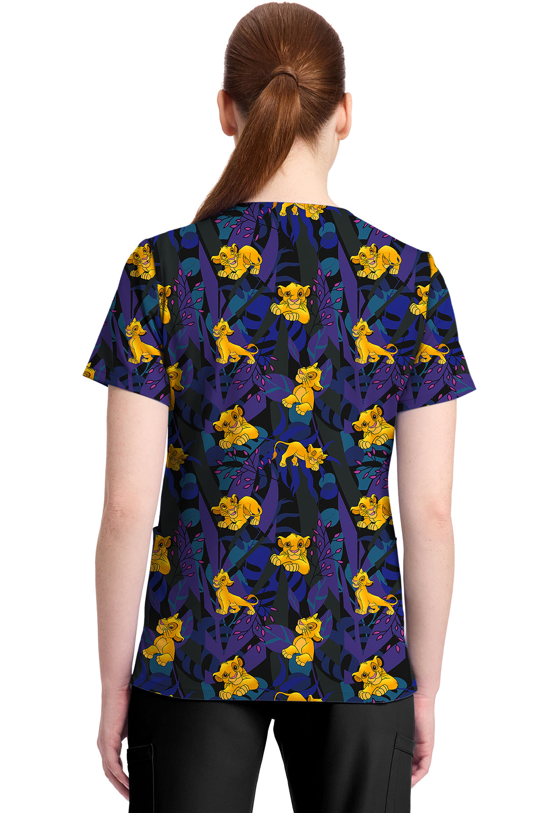 Polera Clínica Mujer Estampada TF796 LKLN Tooniforms