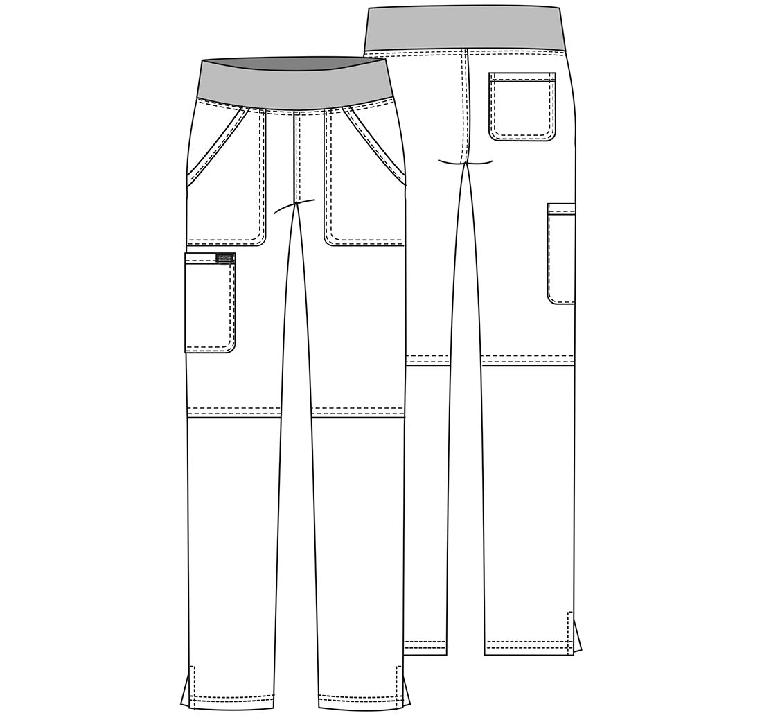 Pantalón Clínico Mujer Morado GrapeWW110 Cherokee Revolution Workwear
