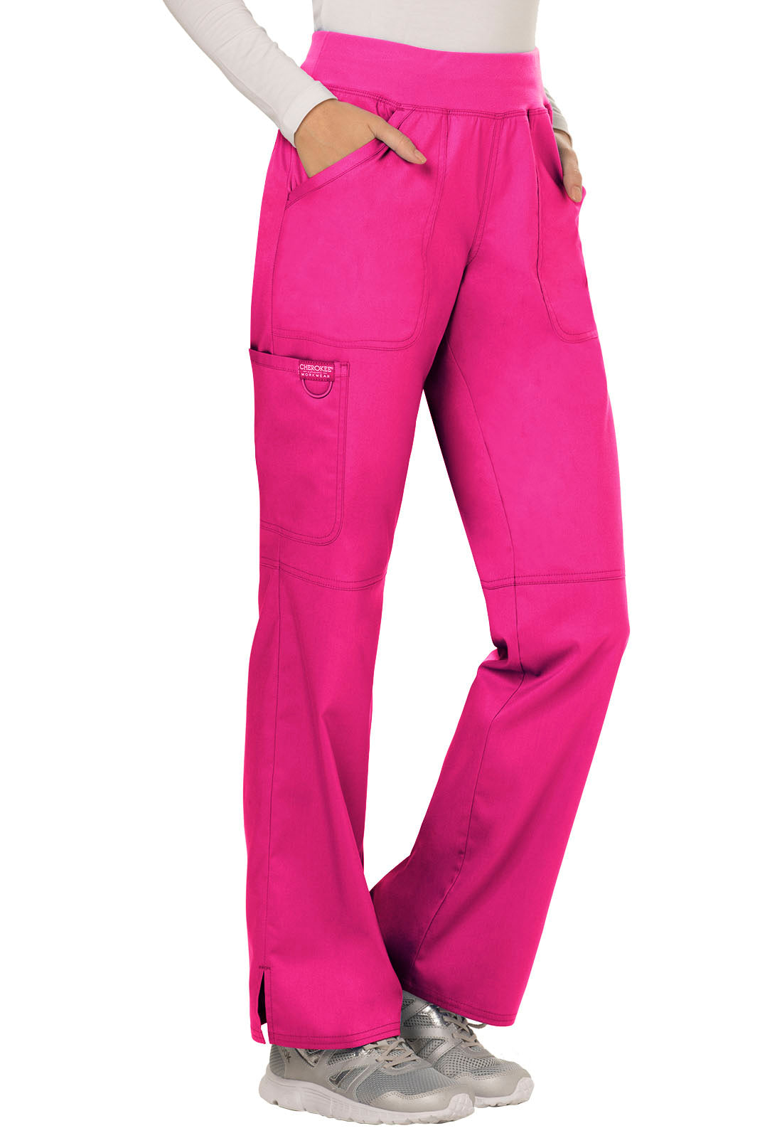 Pantalón Clínico Mujer Rosado pink WW110 Cherokee Revolution Workwear
