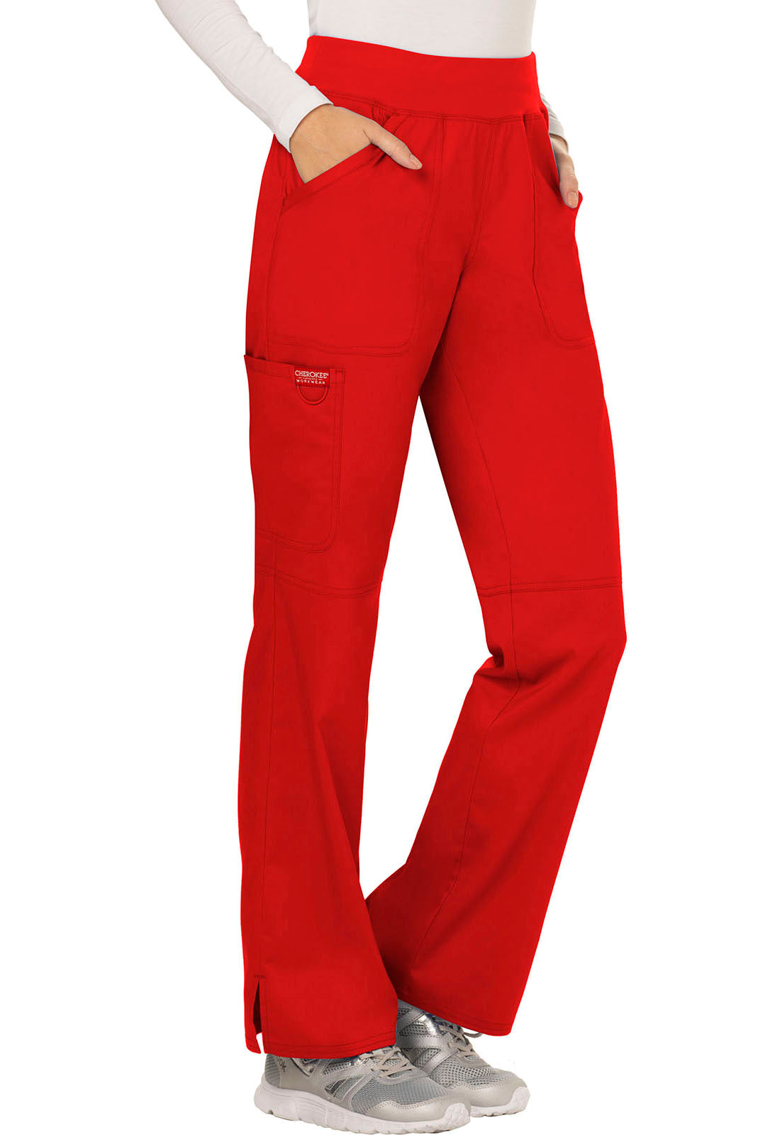 Pantalón Clínico Mujer Rojo Red WW110 Cherokee Revolution Workwear