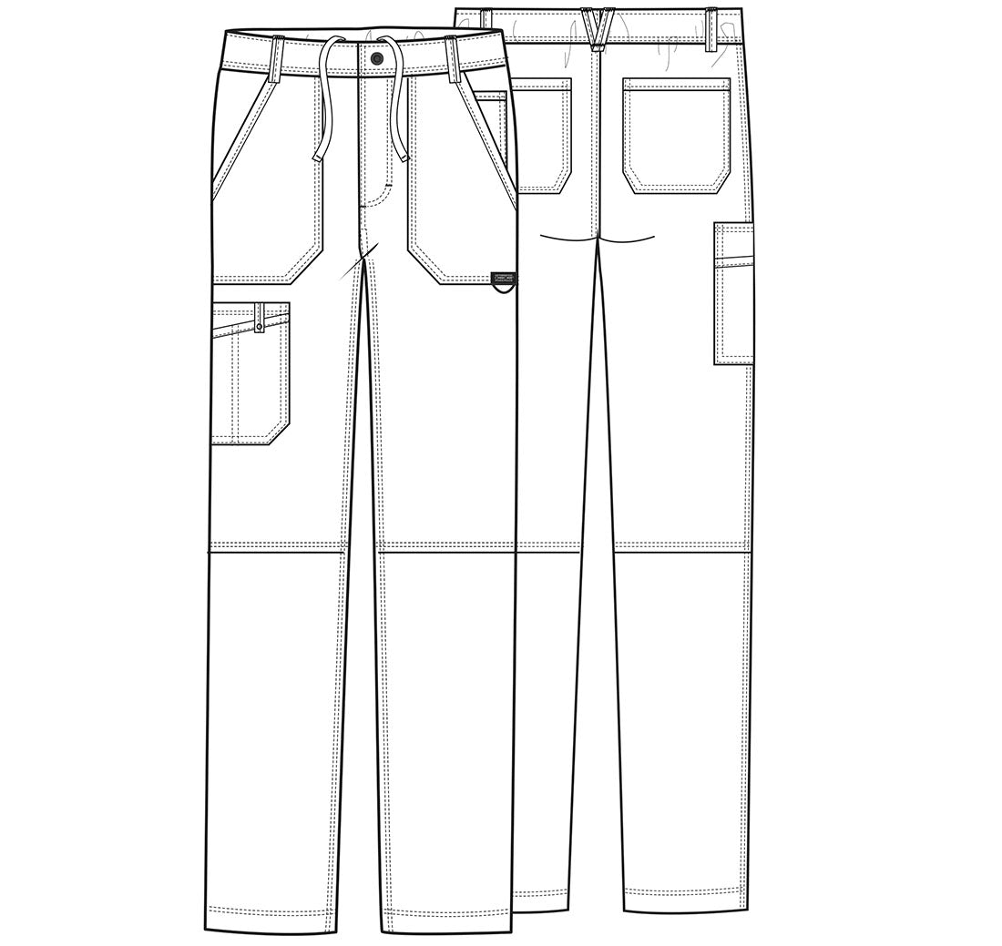 Pantalón Clínico Hombre Beige WW140 Cherokee Workwear
