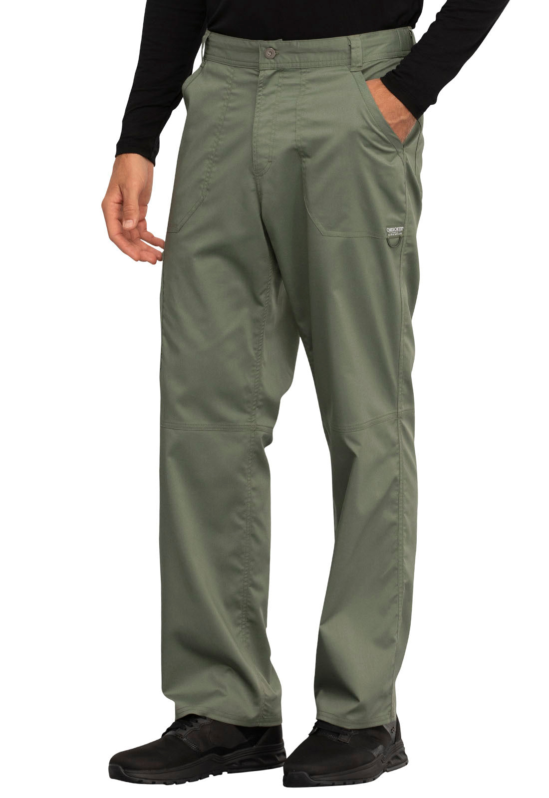 Pantalón Clínico Hombre Olivo WW140 Cherokee Workwear