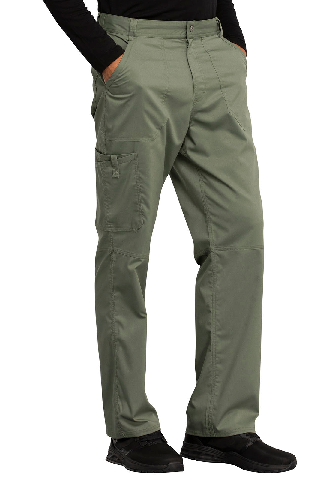 Pantalón Clínico Hombre Olivo WW140 Cherokee Workwear