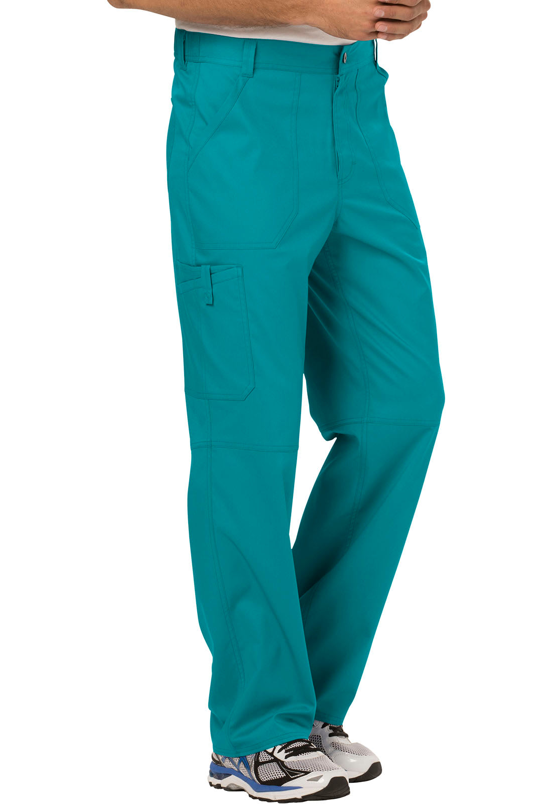 Pantalón Clínico Hombre Verde Teal WW140 Cherokee Workwear