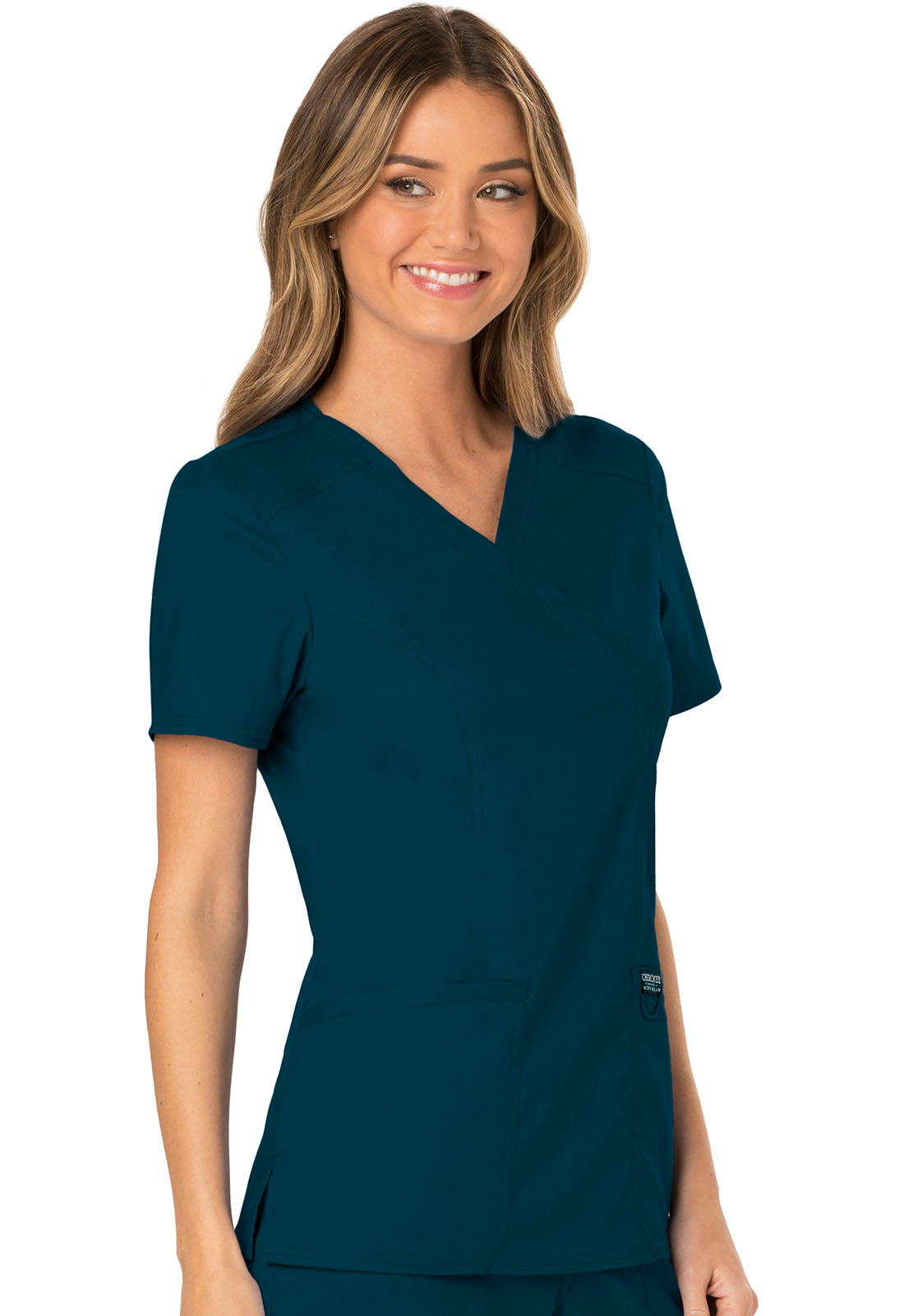 Polera Clínica Mujer Verde Caribean WW610 Cherokee Workwear revolution