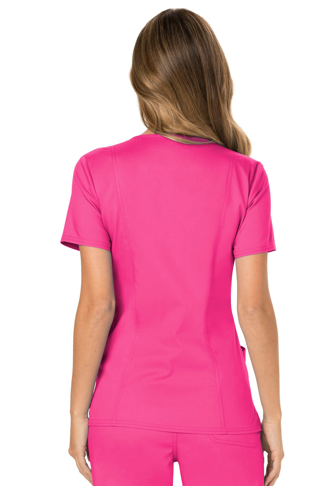 Polera Clínica Mujer Rosado WW610 Cherokee Workwear revolution
