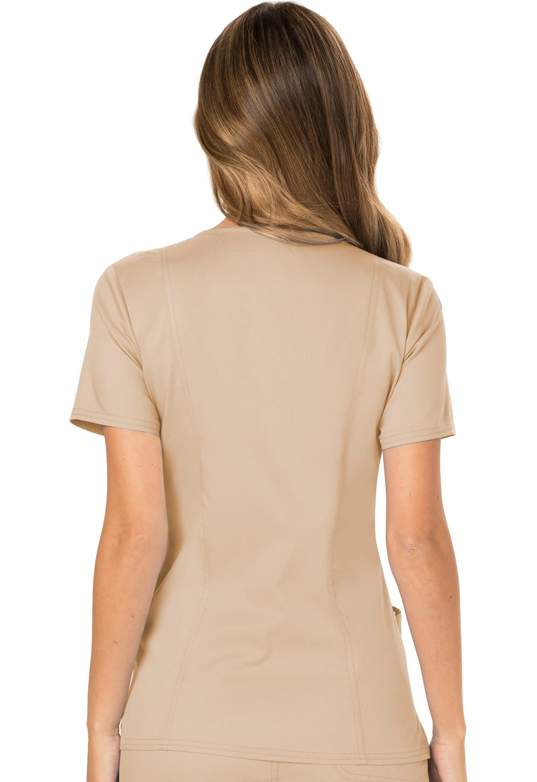 Polera Clínica Mujer Beige WW610 Cherokee Workwear revolution
