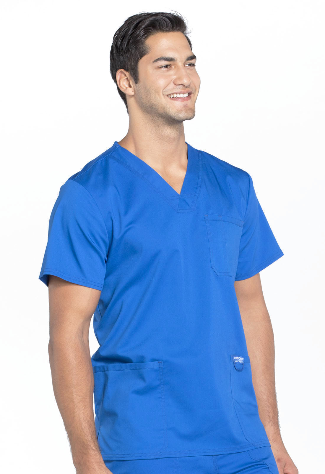 Polera Clínica Hombre Azul Rey WW670 Cherokee Revolution Workwear