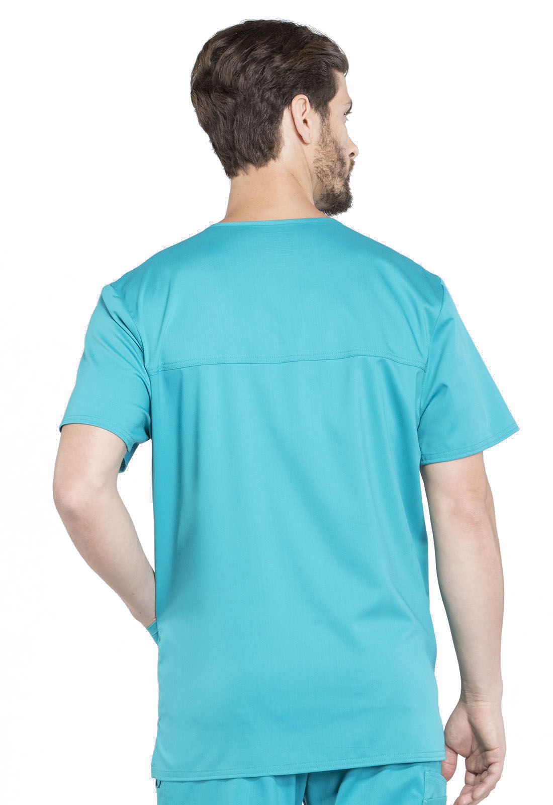 Polera Clínica Hombre Teal WW670 Cherokee Revolution Workwear