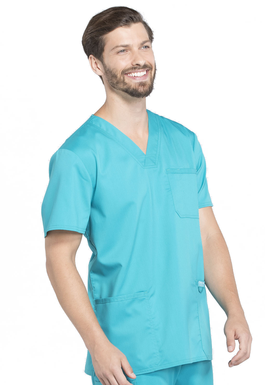 Polera Clínica Hombre Teal WW670 Cherokee Revolution Workwear