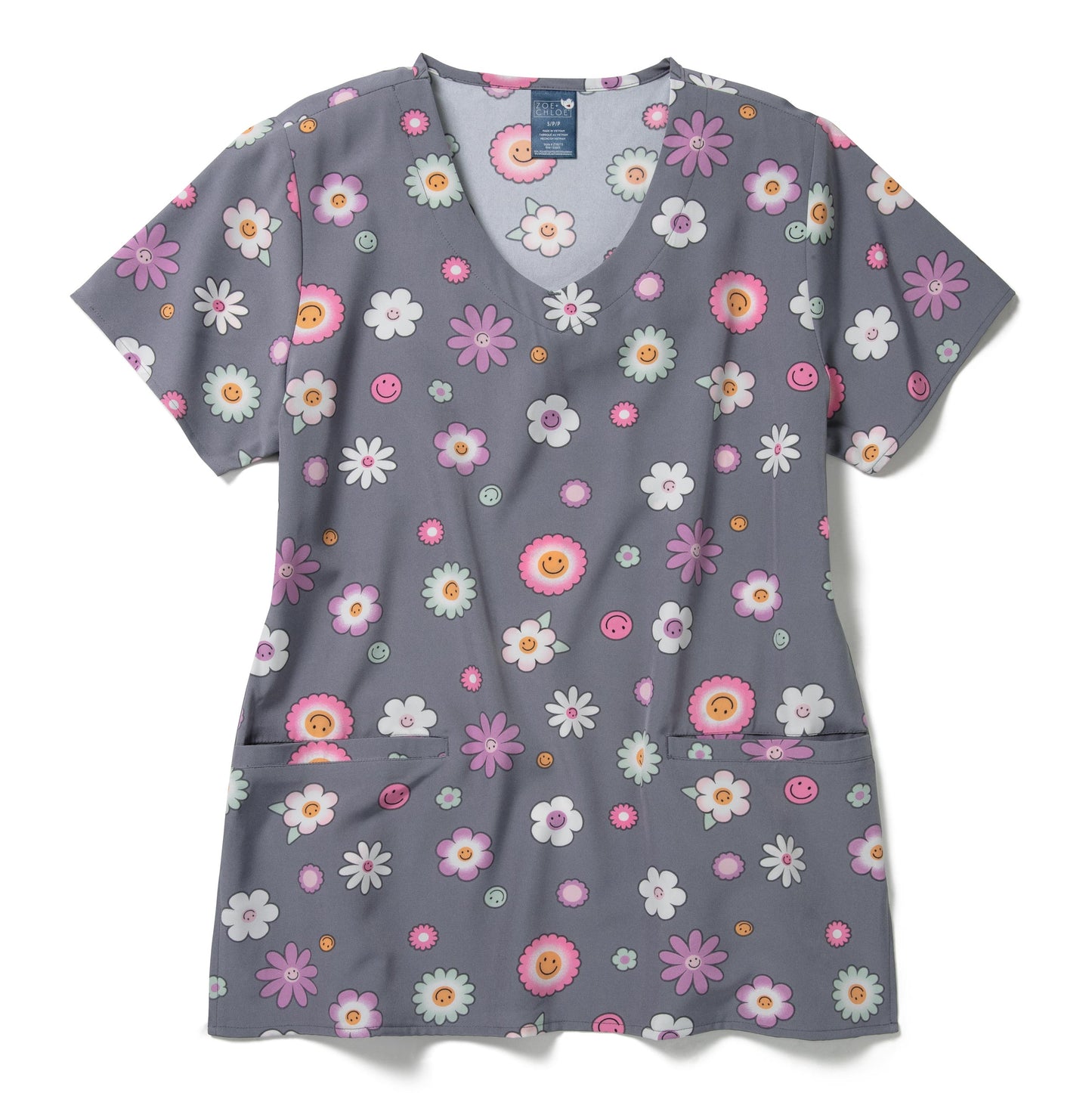 Polera Clínica Mujer Z18213 PTPY estampada  zoe+chloe