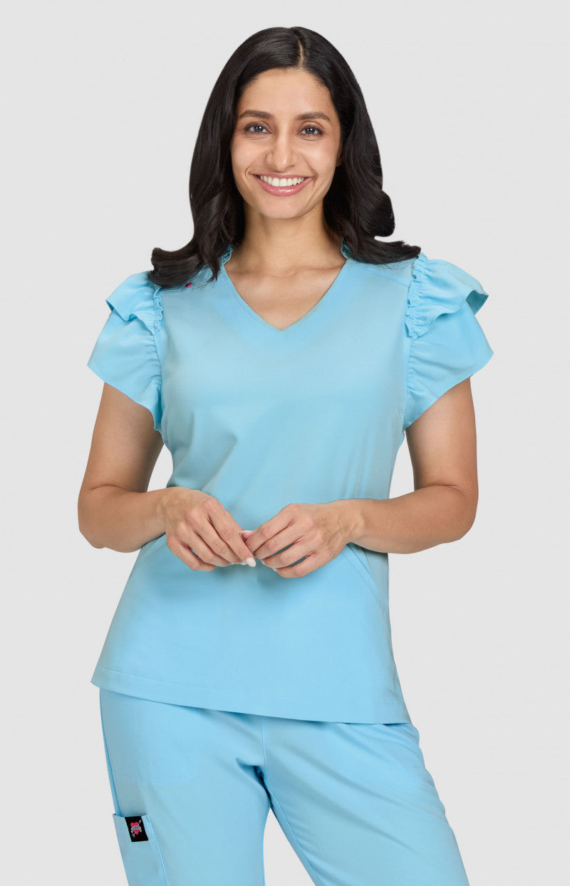 Top Clínico Mujer B131-191 Azul Cielo Betsey Johnson Clary