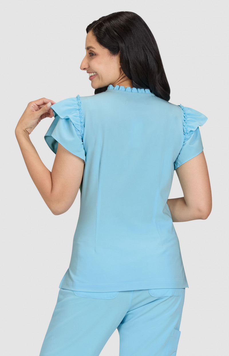 Top Clínico Mujer B131-191 Azul Cielo Betsey Johnson Clary