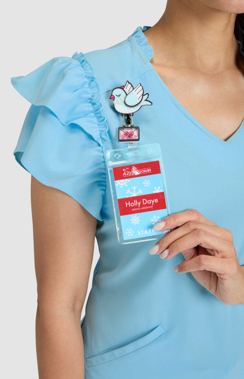 Top Clínico Mujer B131-191 Azul Cielo Betsey Johnson Clary