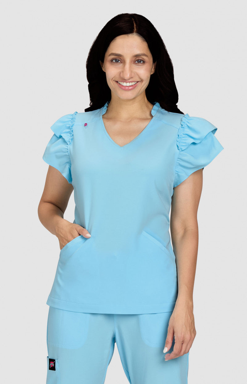 Top Clínico Mujer B131-191 Azul Cielo Betsey Johnson Clary