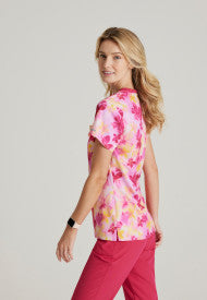 Polera Clínica Estampada Mujer SKT174 PLMD skechers