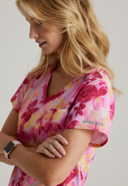 Polera Clínica Estampada Mujer SKT174 PLMD skechers