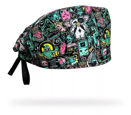 Gorro clínico hombre estampado Busted - Uniformes Clínicos Sami