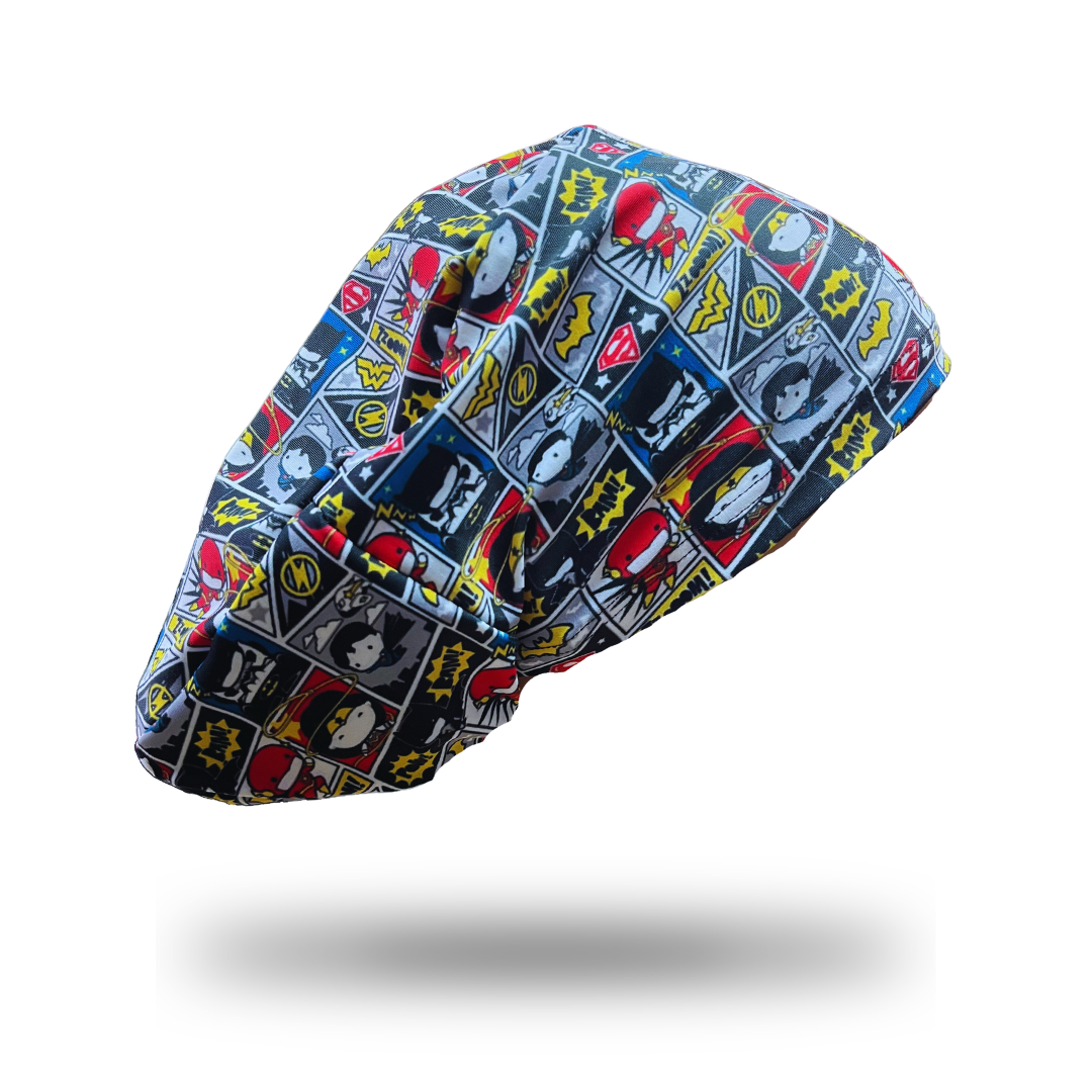 Gorro clínico mujer estampado Lycra Comictoon - Uniformes Clínicos Sami