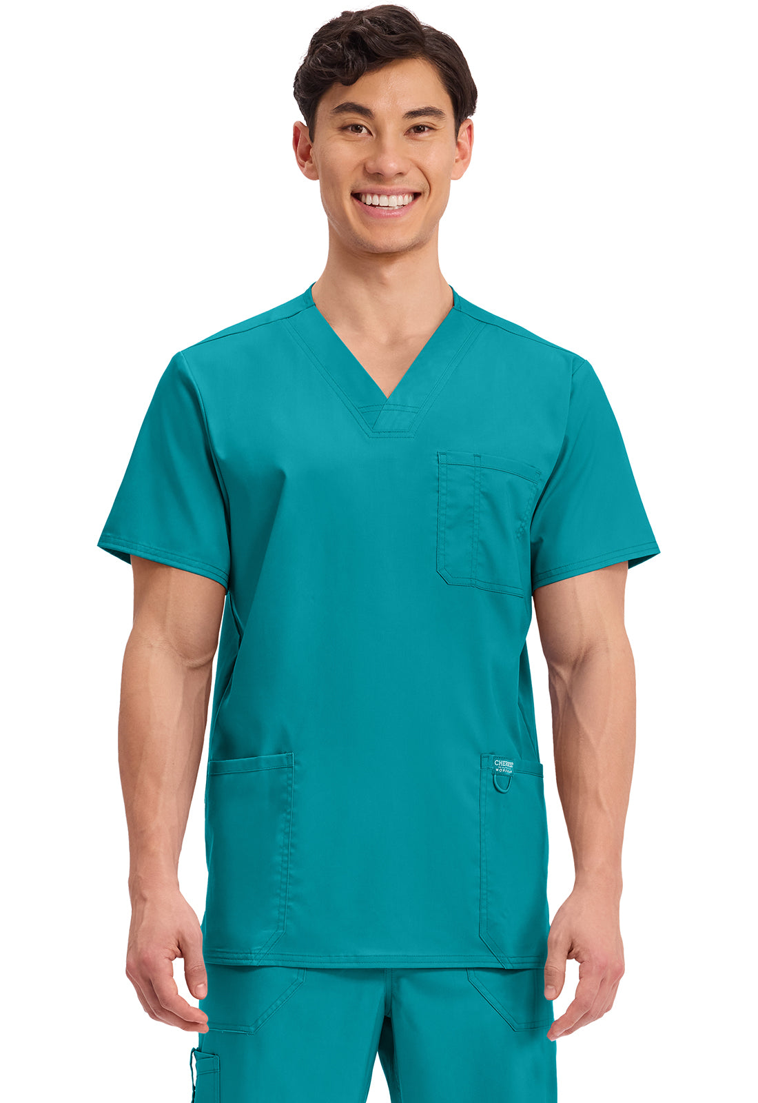 Polera clínica hombre Cherokee Revolution Workwear WW670, detalle 14 - Uniformes Clínicos Sami