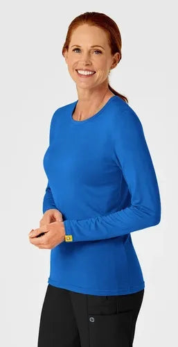 Uniforme clínico mujer azul rey WonderWink Primera Capa 2009a, vista trasera - Uniformes Clínicos Sami
