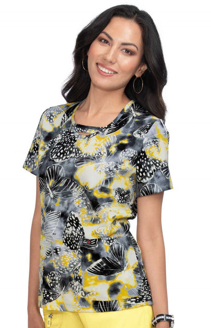 COLOR:Sunny Tie Dye Butterfly