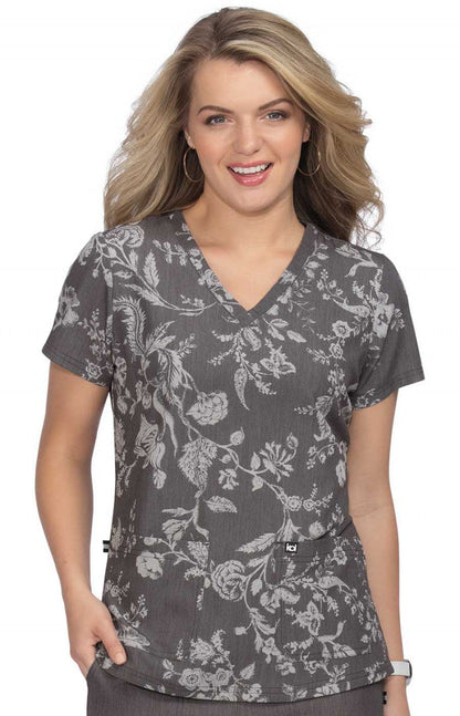 COLOR:Heather Grey Botanical Burnout