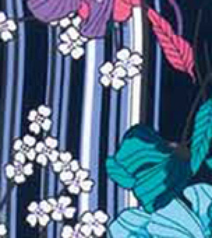 COLOR:Striped Floral