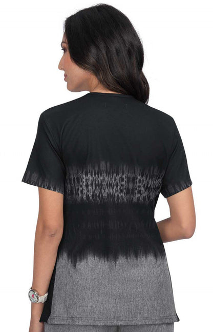COLOR:Tie Dye Black Heather Grey