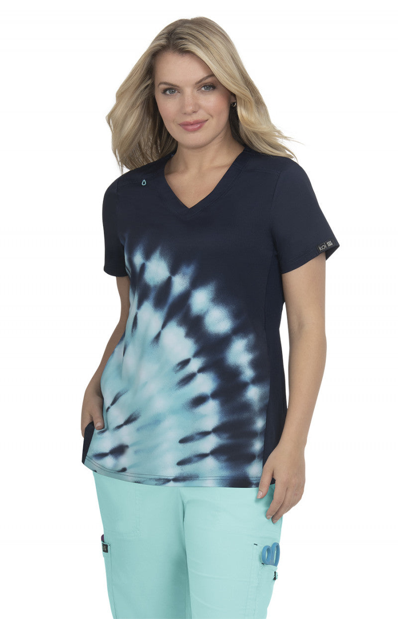 COLOR:Tie Dye Burst Fresh Mint