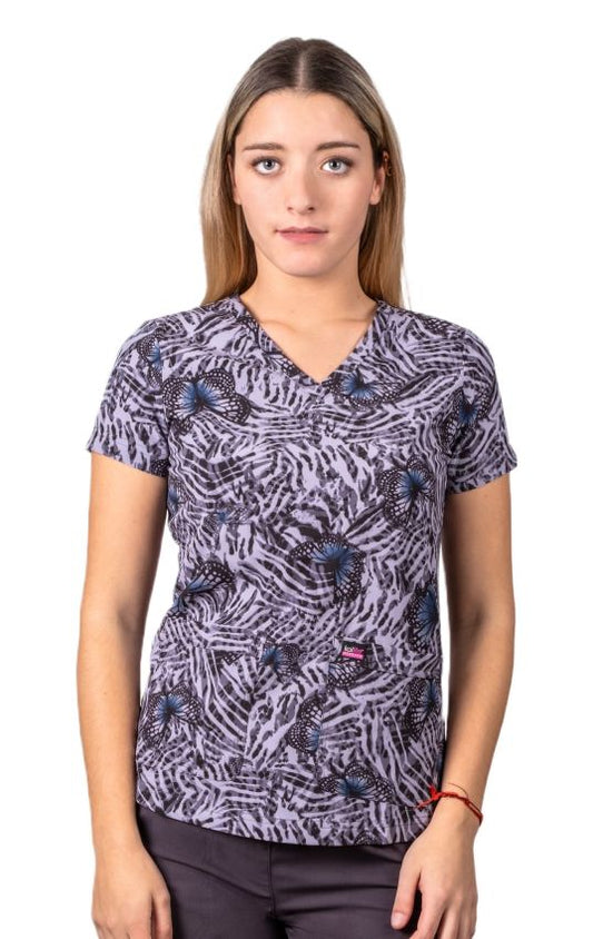 Polera Clínica Mujer Estampada 1071PR-FRF Koi