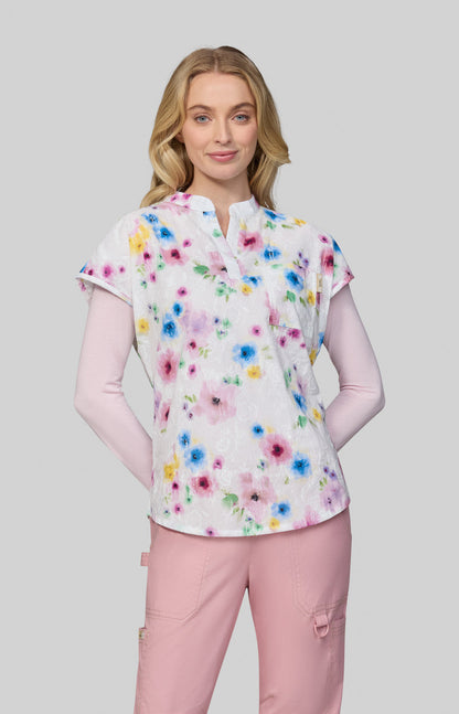 COLOR:Big Blooms Embroidery