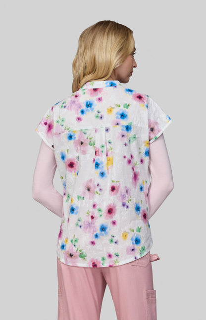 COLOR:Big Blooms Embroidery