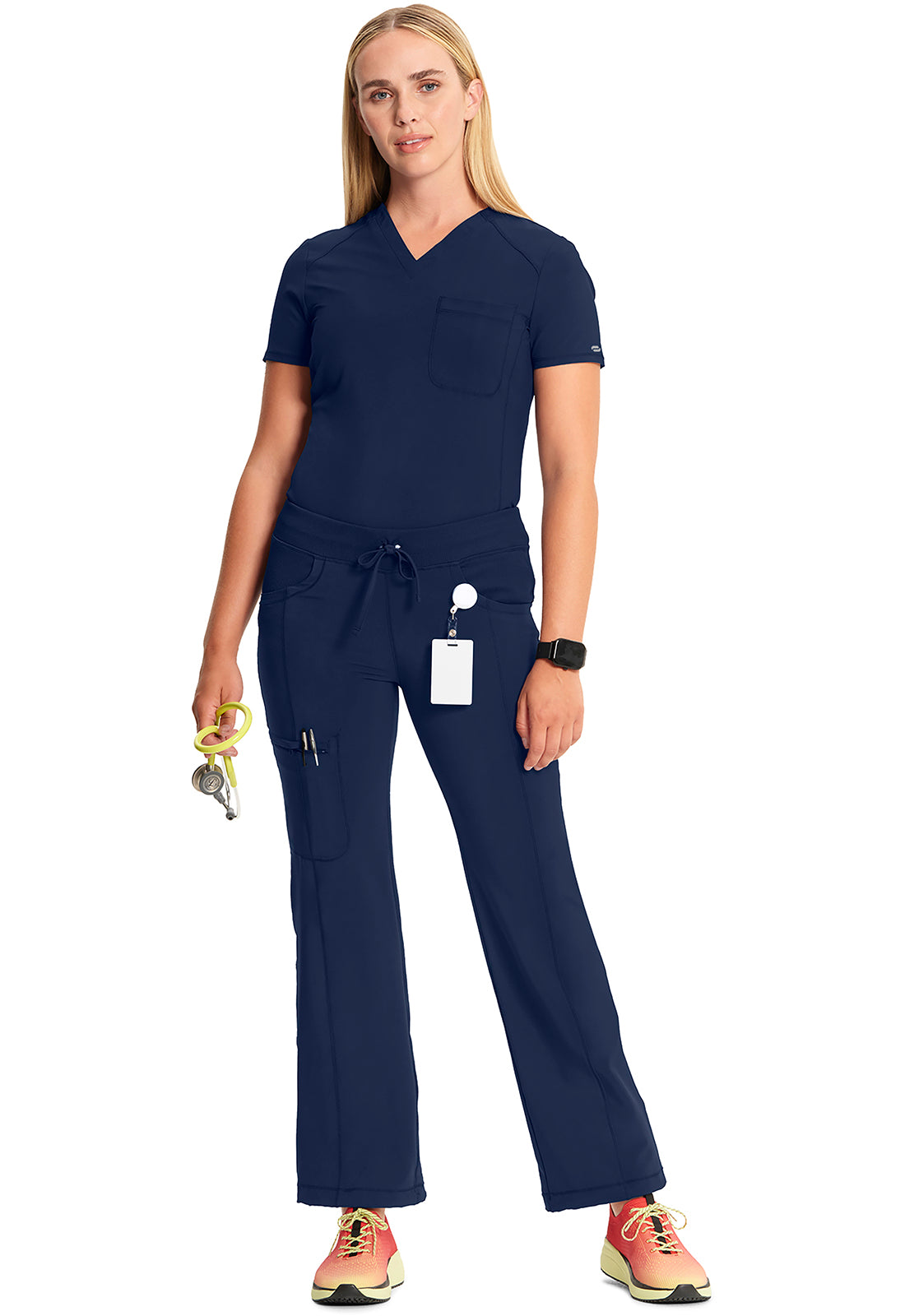 Pantalón Clínico Mujer 1123A Azul Marino NYPS Cherokee Infinity Legacy