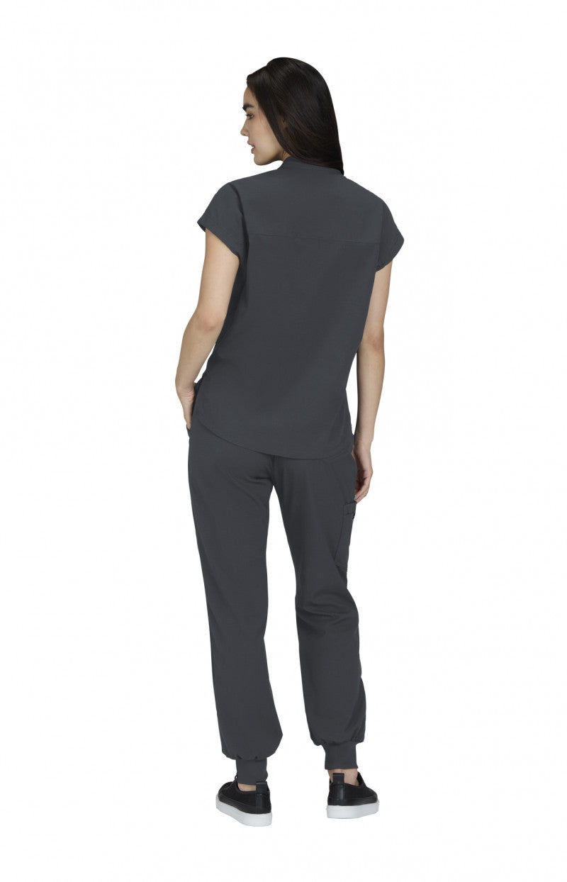 Top Clínico Mujer 1131-77 Gris Charcoal Solís x koi Catrin