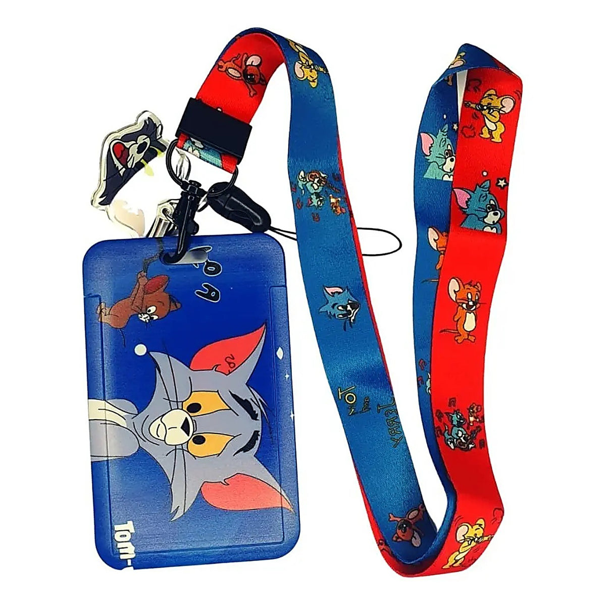 Porta Credencial con Lanyard Tom Y Jerry Caras