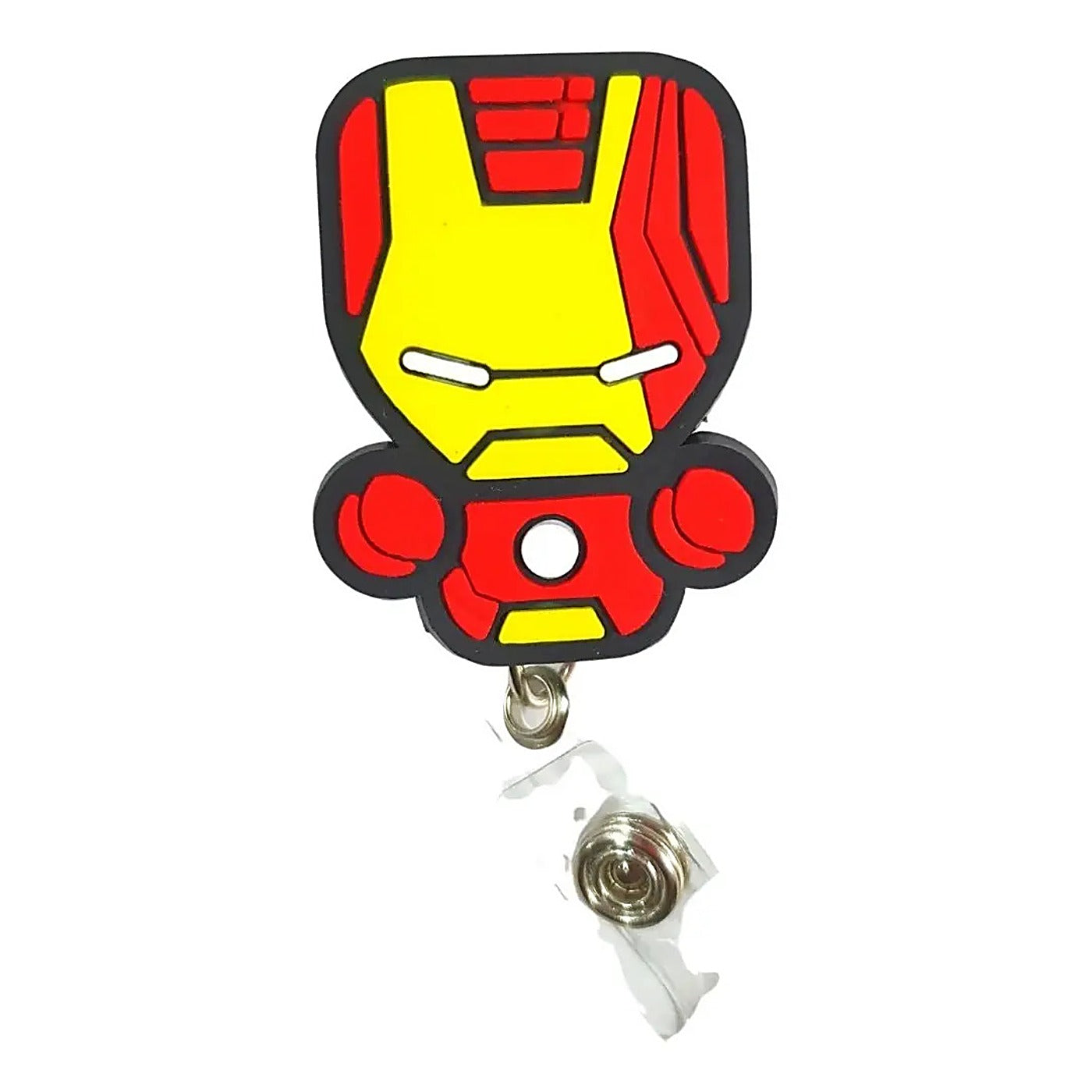 Porta Credencial con Yoyo Retractil Iron Man