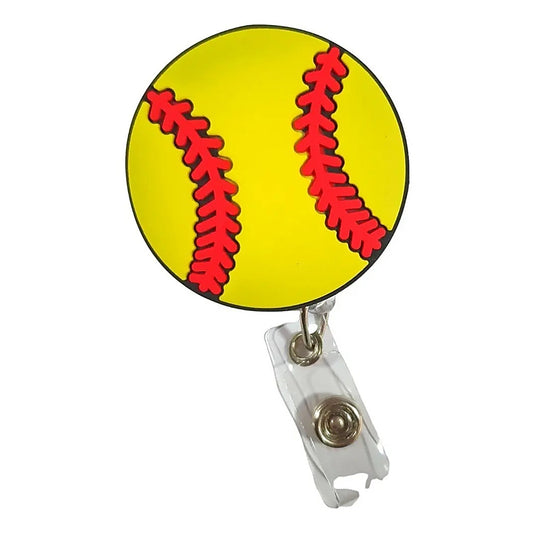 Porta Credencial con Yoyo Retractil Pelota De Beisbol