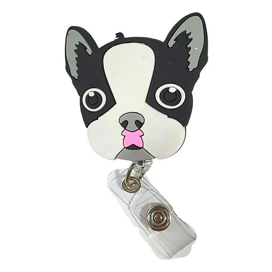 Porta Credencial con Yoyo Retractil Sami Bulldog