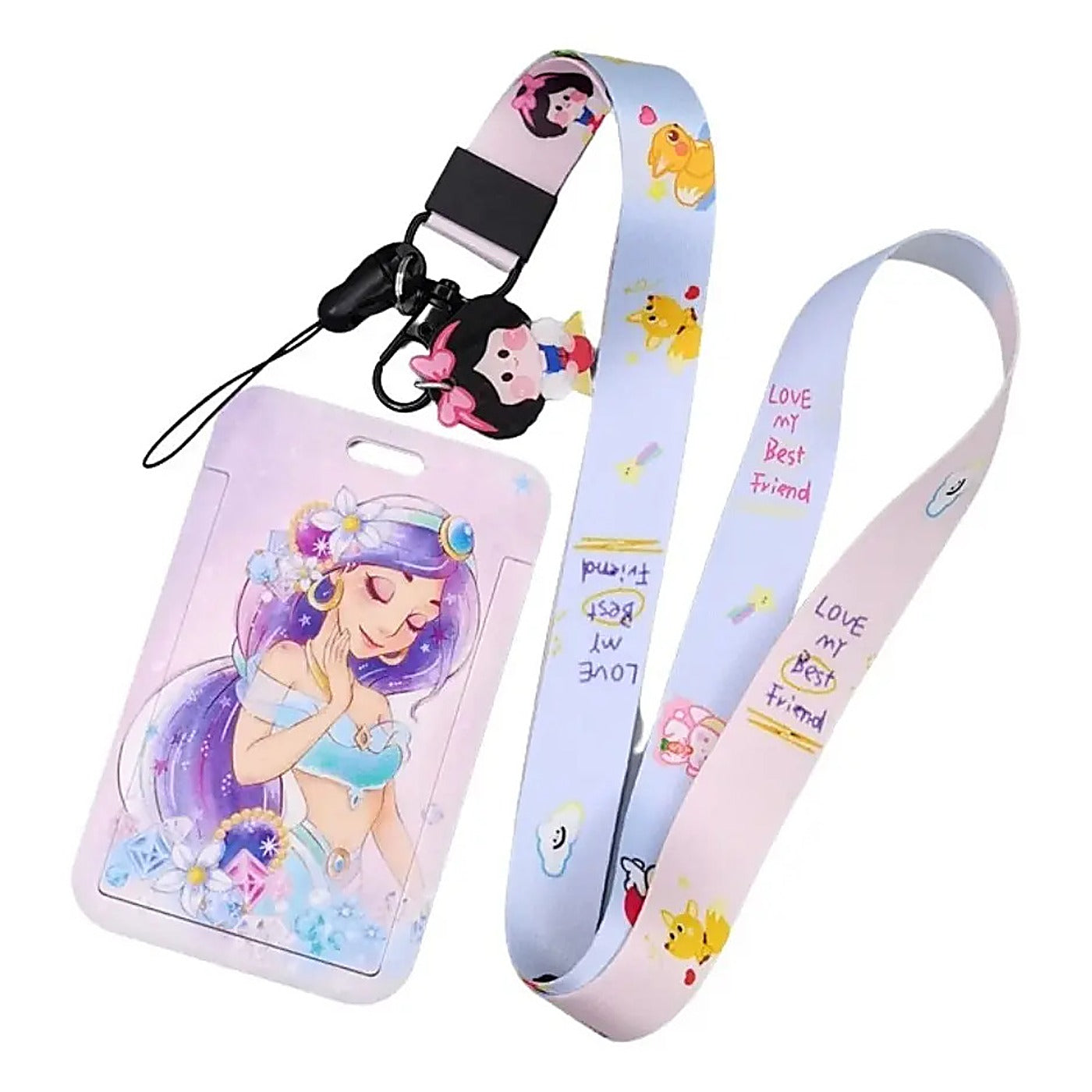 Porta Credencial con Lanyard Princesa Jasmin